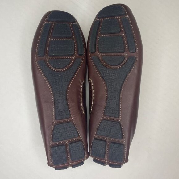 Cole Haan Women Sz 9.5 B Trillby Driver Chestnut Leather Penny Loafers Moccasin - Picture 12 of 14